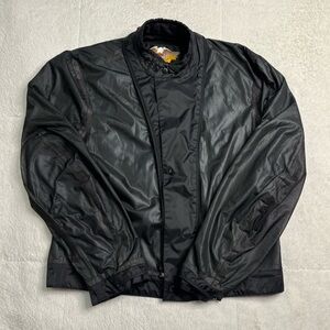 Vintage Harley Davidson FXRG Black Nylon Zip Button Jacket Mens M 90s Y2K 00s